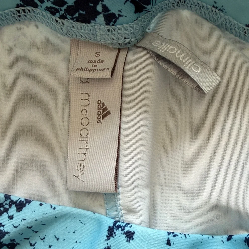 Stella McCartney x Adidas Blue Patterned Yoga Leggings - Picture 2 of 4